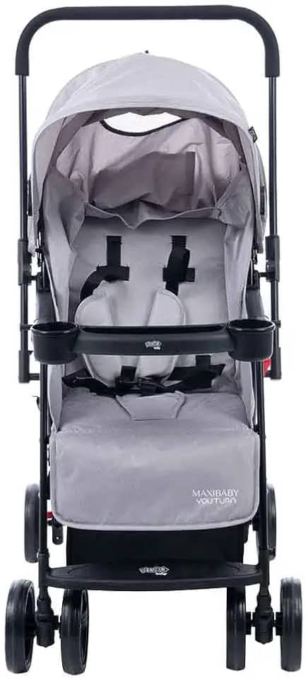 Maxi Baby Carrinho de Bebê Com Alça Reversível YouTurn (Cinza)