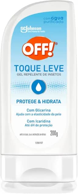 OFF! Toque Leve Loção Repelente de Insetos e Mosquitos, 200ml