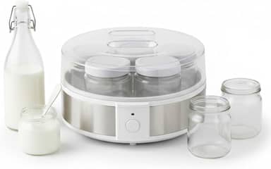 Iogurteira Elétrica Automática Compacta para Iogurte Caseiro e Natural (110, Volts)