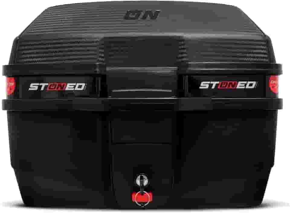 Bau Moto Bauleto 35 Litros Base Universal Traseiro Motociclista Motoboy