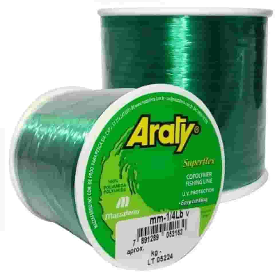 Linha Monofilamento Araty Red Spider 300mts – Mazzaferro 0,35mm