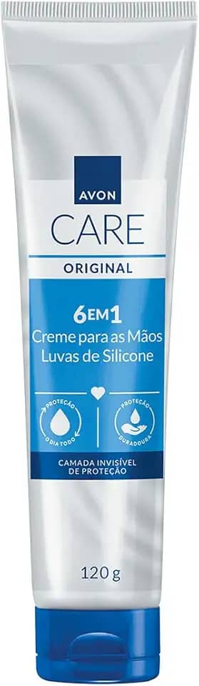Creme Protetor para as Mãos Luvas de Silicone Avon Care - 120g