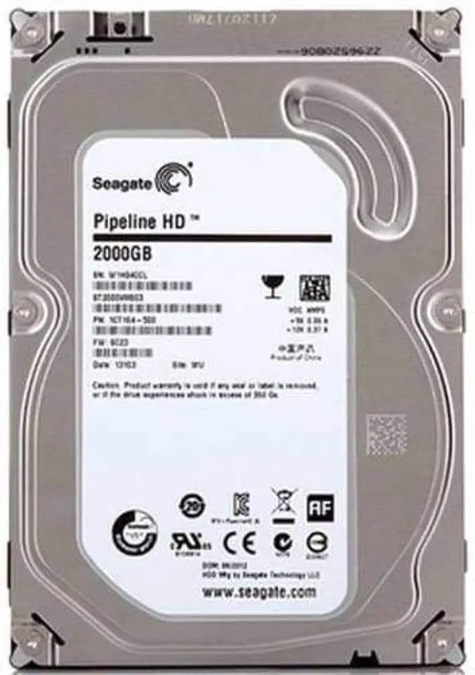 Hd Interno 2tb Sata 3 64mb 5900rpm 3,5 Pull ST2000VM003/2 Seagate