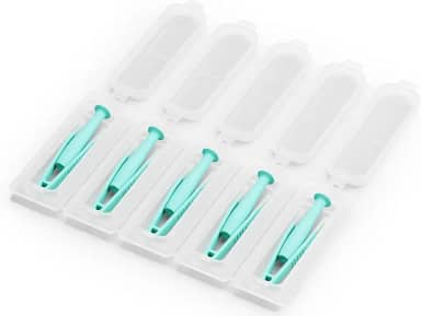 3N Kit de inserção/remoção da Lensease, soft/RGP/Orthokeratology removedor e insertor de lentes de contato, pacote com 5, feito de material TPE de grau médico, aplica contatos de forma fácil,