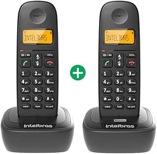 Kit Telefone Sem Fio Digital com Ramal Adicional TS 2512 Preto Intelbras