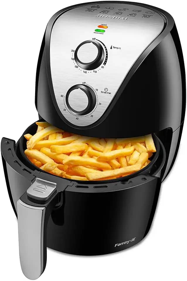 Fritadeira Sem Óleo Air Fryer 3,5L, Mondial, Preto/Inox, 1500W, 110V - AF-30 I
