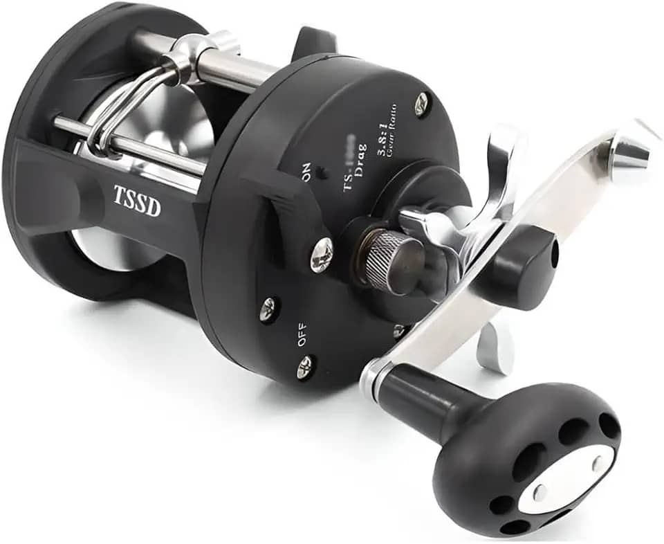 Carretilha Manivela Direita Alumínio Perfil Alto 3000 - Deyu