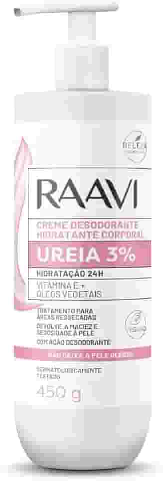 Raavi - Creme Hidratante Corporal com Ureia 3% 450g