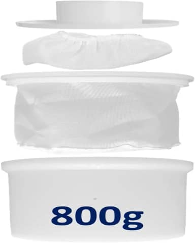 Forma Completa Redonda 800g Para Produção Queijo Minas Padrão Parmesão + Prensador Dessorador Tela