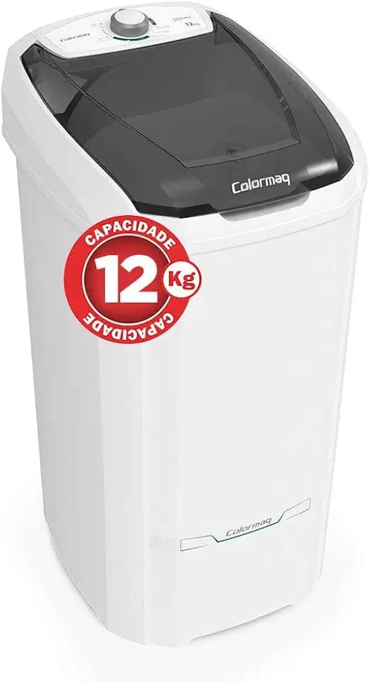 Colormaq Maquina de Lavar Roupa Semi Automatica Tanquinho 12kg LCS12 Branco 220V