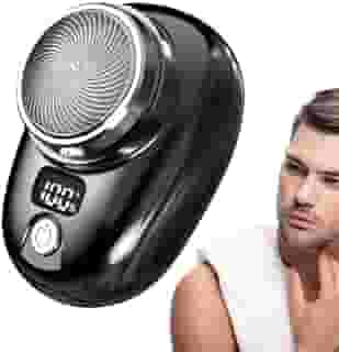 Mini Barbeador EléTrico PortáTil À Prova D'áGua De Dupla Finalidade Tipo C De Carga Aparador De Barba De Bolso