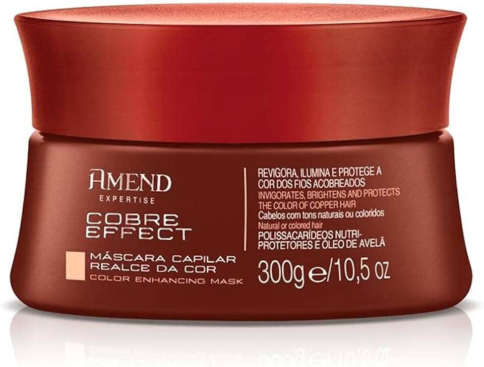 Máscara Realce da Cor Cobre Effect, Amend, 300 g