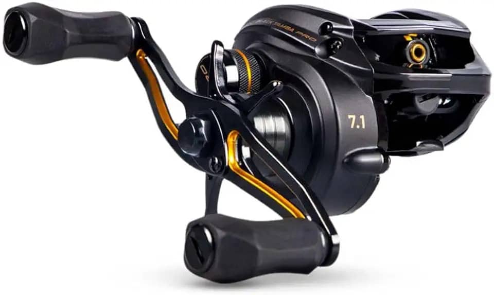 Carretilha Pesca Maruri Black Tamba Pro 11 Rol. 7.1:1 Drag 8Kg - Lançamento 2023