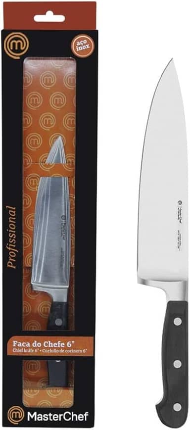 Faca Cortex Premium Forjada 6', MasterChef MCF-252, Cinza