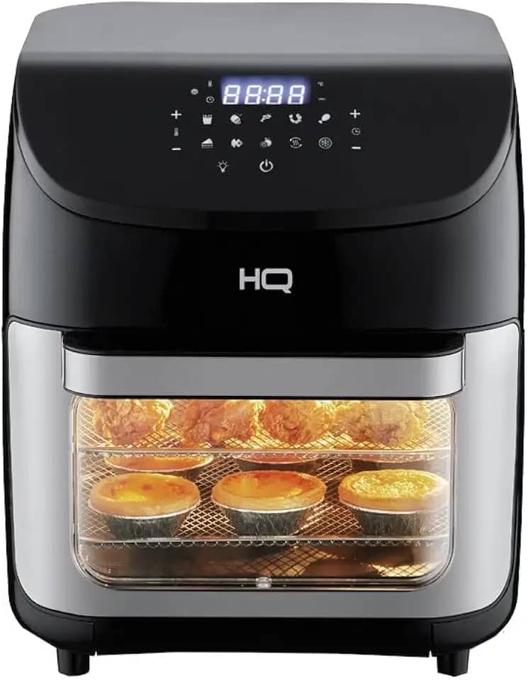 Fritadeira Sem Óleo AirFryer Oven HQ 5 em 1 12 litros Digital Com visor Preta HQ-AFO12LDVG (127V)