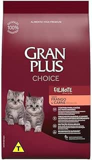 Gran Plus Ração Choice Para Gatos Filhotes Sabor Frango E Carne 10 1Kg