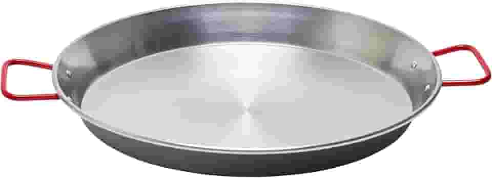 Garcima Panela de paella de aço carbono de 38 cm