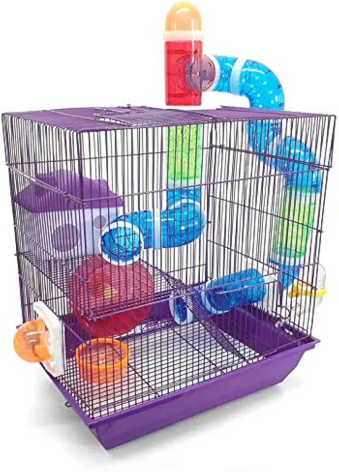 GAIOLA HAMSTER LABIRINTO 2 ANDARES-AP221