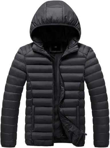 Jaqueta Casaco Puffer Bobojaco Corta Vento Capuz Removível Nylon Blusa Frio Neve Moto Reforçada Premium - Loboy