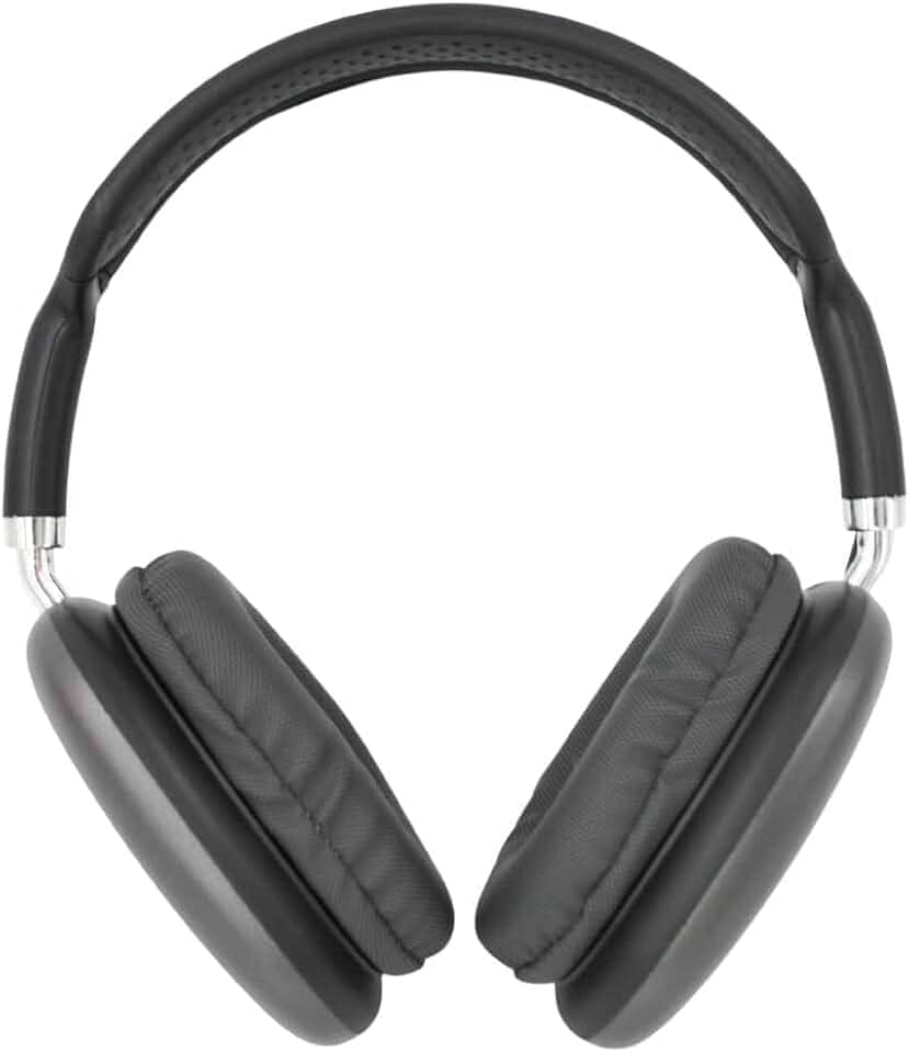 Fone de Ouvido Bluetooth Sem Fio com Microfone –Dobrável com Rádio FM, Cartão SD e Bateria Recarregável – Confortável e Portátil para Música e Chamadas (Preto)