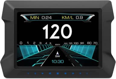 Genérico Computador de Bordo P22: Display HUD Universal, Velocímetro Digital, Medidor de Inclinação e Diagnóstico OBDⅡ para Todos os Veículos