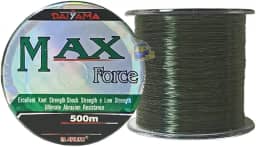 Linha de Pesca Monofilamento Maruri Max Force Verde Musgo 5.5 0.40mm 41 Lb 500m