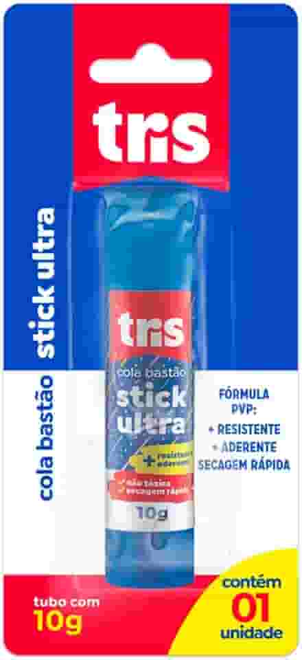 Cola Bastão Stick Ultra - 10G - Cart C/1Un - Tris