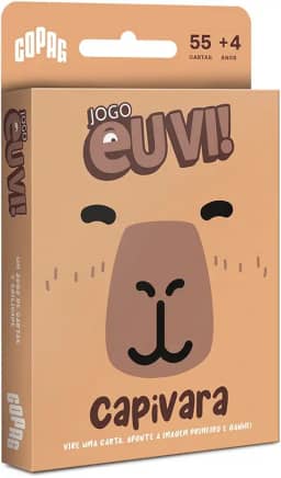 Copag, Eu Vi! Capivara, Jogo de Cartas de Atenção e Rapidez, Diversão para Toda Família