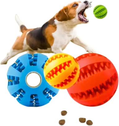 Bola Bolinha Brinquedo Cães Cachorro Pet Porta Para Petisco Ração Limpeza Dental (6cm Verde)