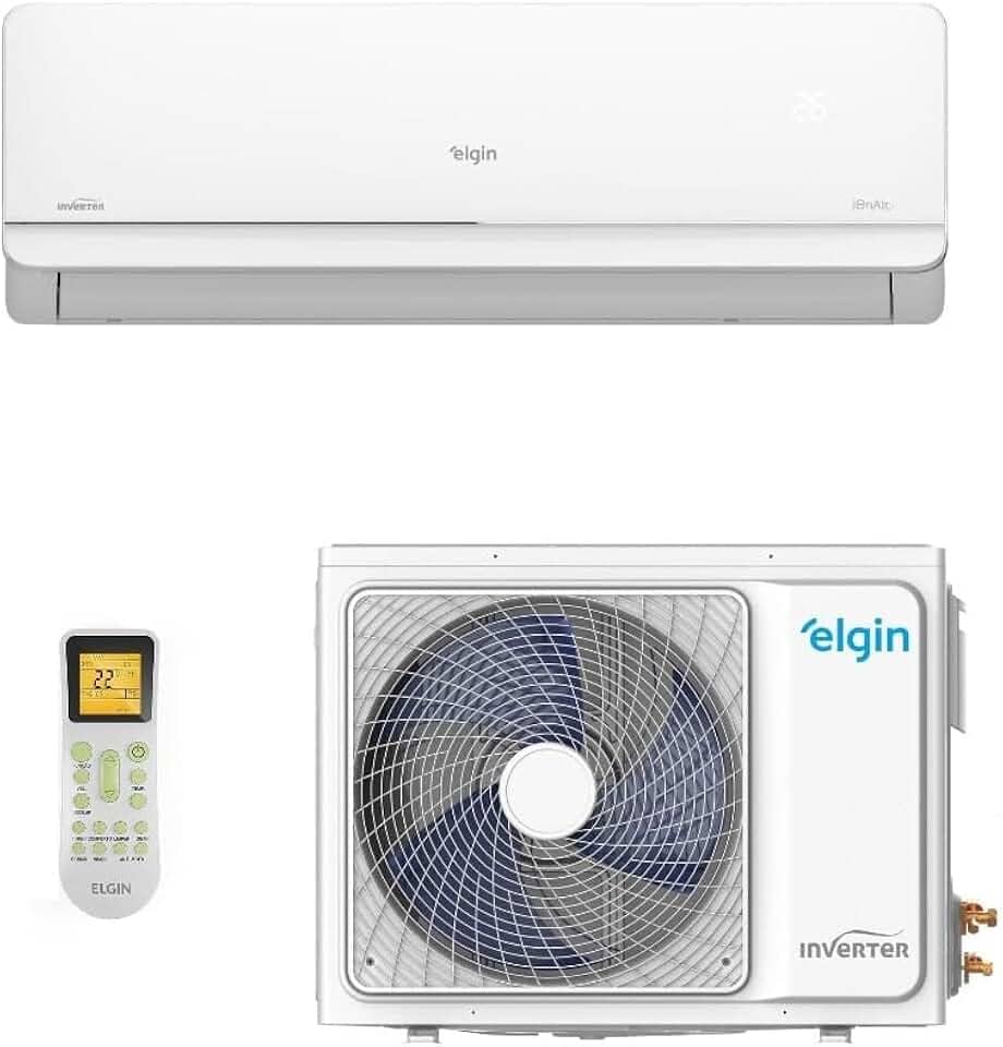 Ar-Condicionado Split HW Inverter Elgin Eco Star 12.000 BTUs R-32 Só Frio 127V