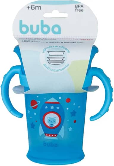 Buba Copo De Treinamento 360 C0M Alca - Azul Buba Azul