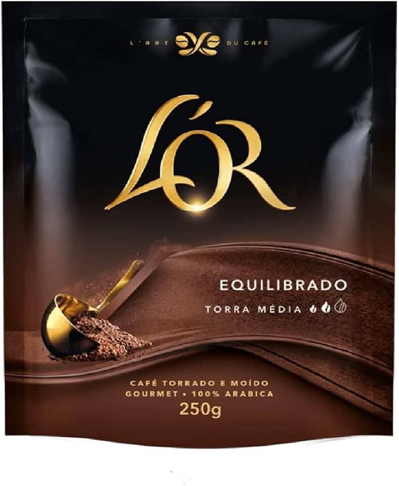 L'OR Café Torrado E Moído Equilibrado Torras 100% Arábica L'Or Sachê 250 G