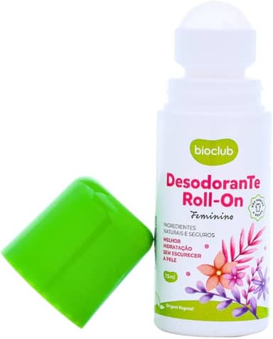 Desodorante Infantil Hipoalergênico Com Ingredientes Naturais Hidratante Não Mancha a Roupa e Protege a Pele Bioclub® Feminino 75ml