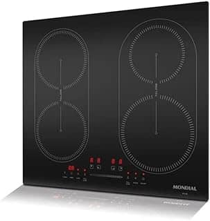 Cooktop por Indução 4 bocas, Mondial, Preto, 7000W, 220V - CTI-03