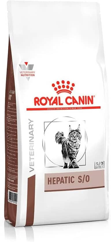 Ração Veterinary Hepatic para Gatos Adultos com Insuficiência Hepática Crônica 1.5kg Royal Canin