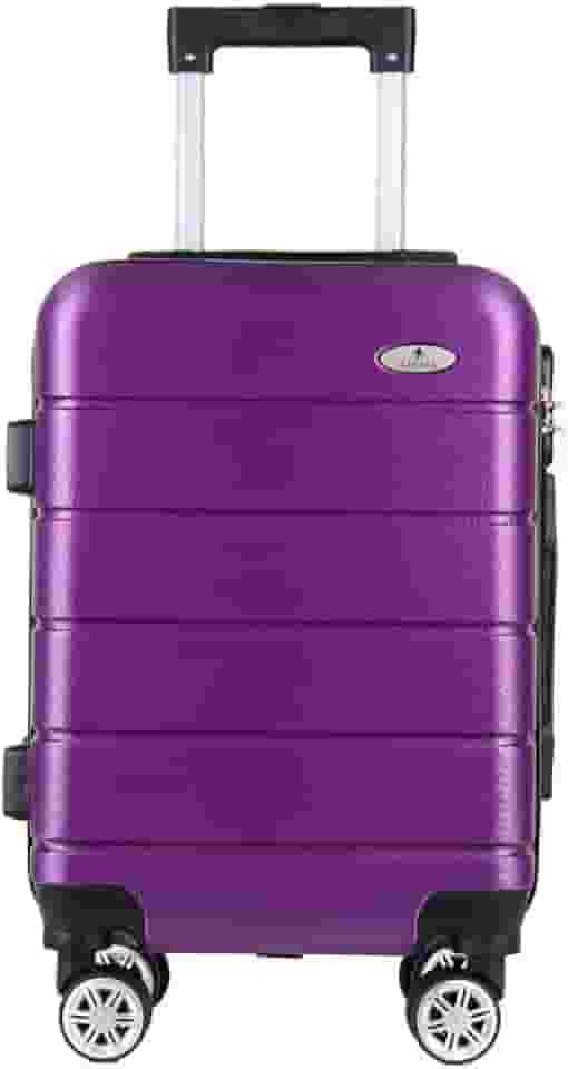 MALA DE BORDO TRONOS ROXA 4 RODAS 360 GRAUS TAM: 18