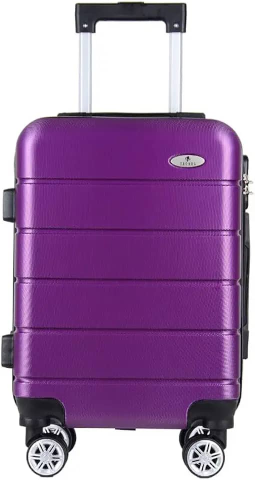 MALA DE BORDO TRONOS ROXA 4 RODAS 360 GRAUS TAM: 18