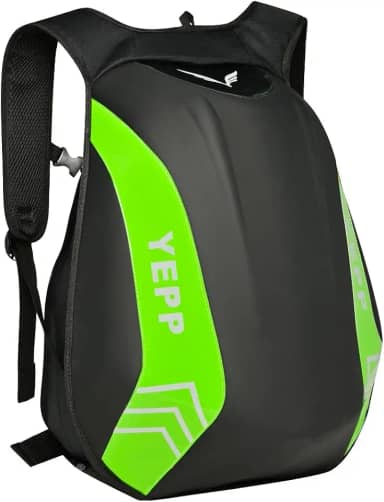 Mochila Bag Moto Motocross Motoboy Trabalho à prova d'água Impermeável Reflexivo Grande Cor:Verde