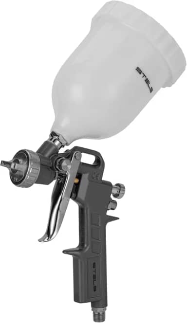Stels Pistola De Pintura Com Tanque Alto Alimentaçao Por Gravidade