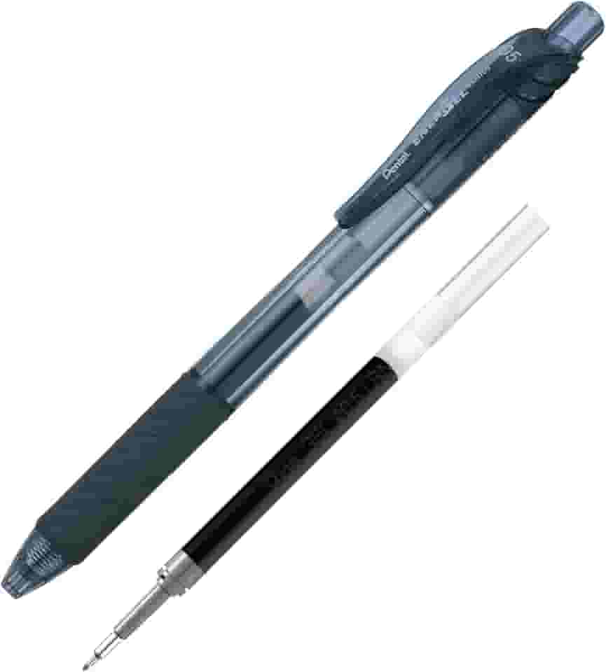 Pentel Caneta Gel Energel X 0.5mm Preta + Refil SM/BLN105-AR