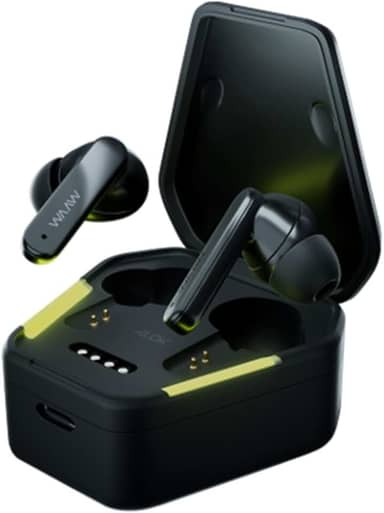 WAAW by ALOK Fone de Ouvido Gamer ENERGY 100EBG sem Fio Bluetooth, Até 13h de Autonomia, Intra-Auricular com Microfone
