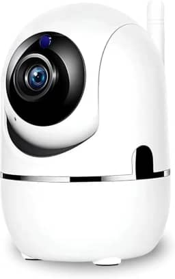 Câmera Smart Segurança Baba Eletrônica Ip WiFi Giratória Panorâmica Visão Noturna Microfone Antena Full HD Pet Vigilância Ambientes Internos e Externos Compatível Com SmartPhones PREMIUM