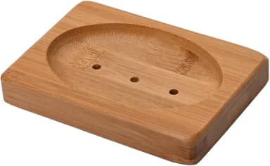 Mimo Style Saboneteira 12cm, Feita Inteiramente em Bambu 100% Ecológico. Perfeita Para Seu Banheiro, Pia ou Lavanderia. Resistente, Durável e Prática Perfeita Para o Dia a Dia