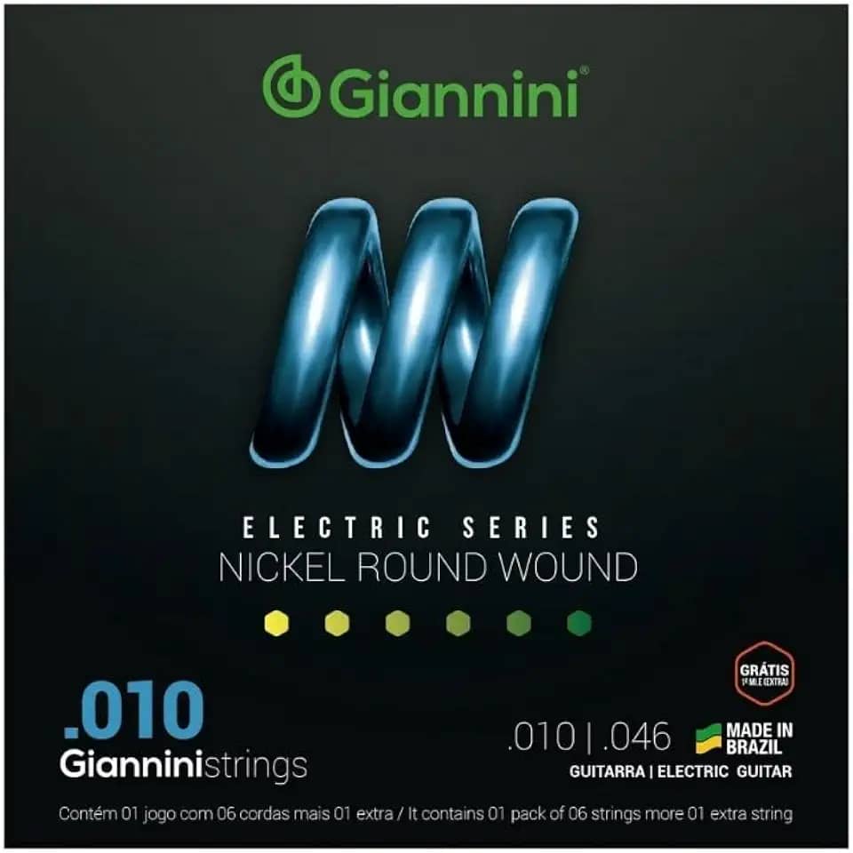Encordoamento Guitarra Geegst 10, Giannini