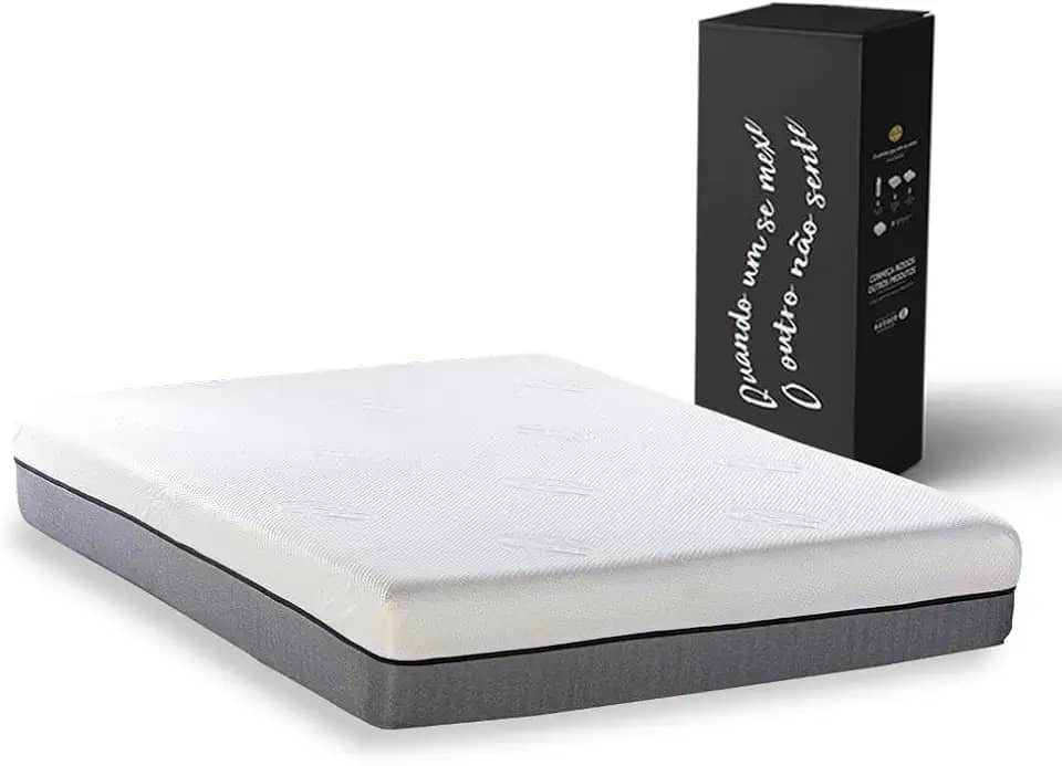 Colchão Queen Na Caixa King Star Conforto Intermediário Original - 12 Anos De Garantia! 158x198