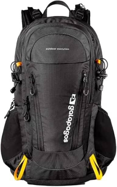 Mochila de Ataque Vórtex 35L, RipStop, Resistente à Água, + Capa de Chuva, Preta, 53 x 33 x 16 cm