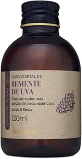 Óleo Vegetal De Semente De Uva - 100% Puro e Vegano | Alto Poder De Hidratação Para Corpo e Rosto 120ml - Via Aroma