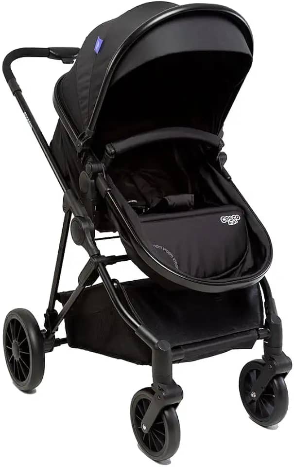 Carrinho de Bebê Cosco Kids, Lummy, Preto Absoluto