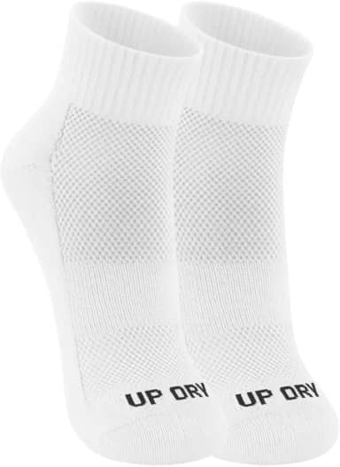 Meia Performance Esportiva Cano Médio Up Dry Anti Bolha Anatômica Academia Caminhada Corrida Bike