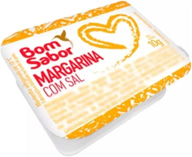 Margarina Bom Sabor 10g Blister Sachê 288un - 2cxs Fechadas